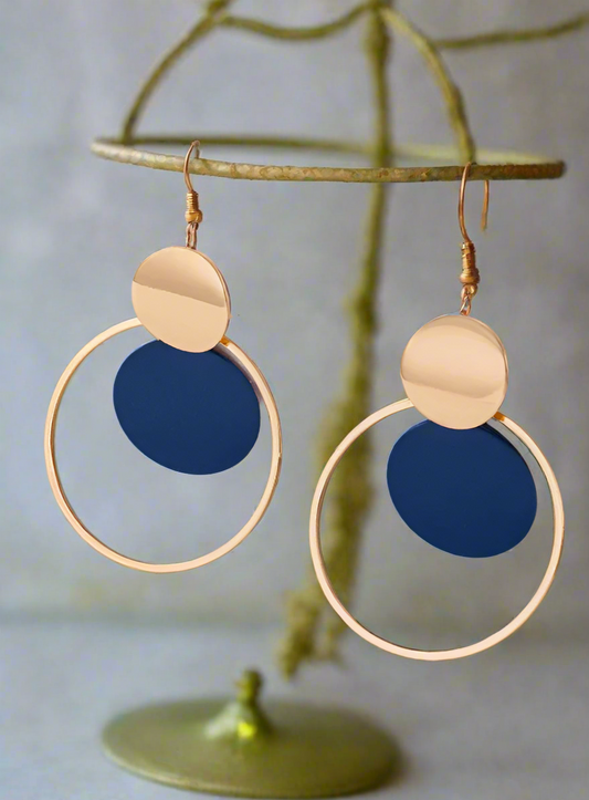 Round Pendant Earrings