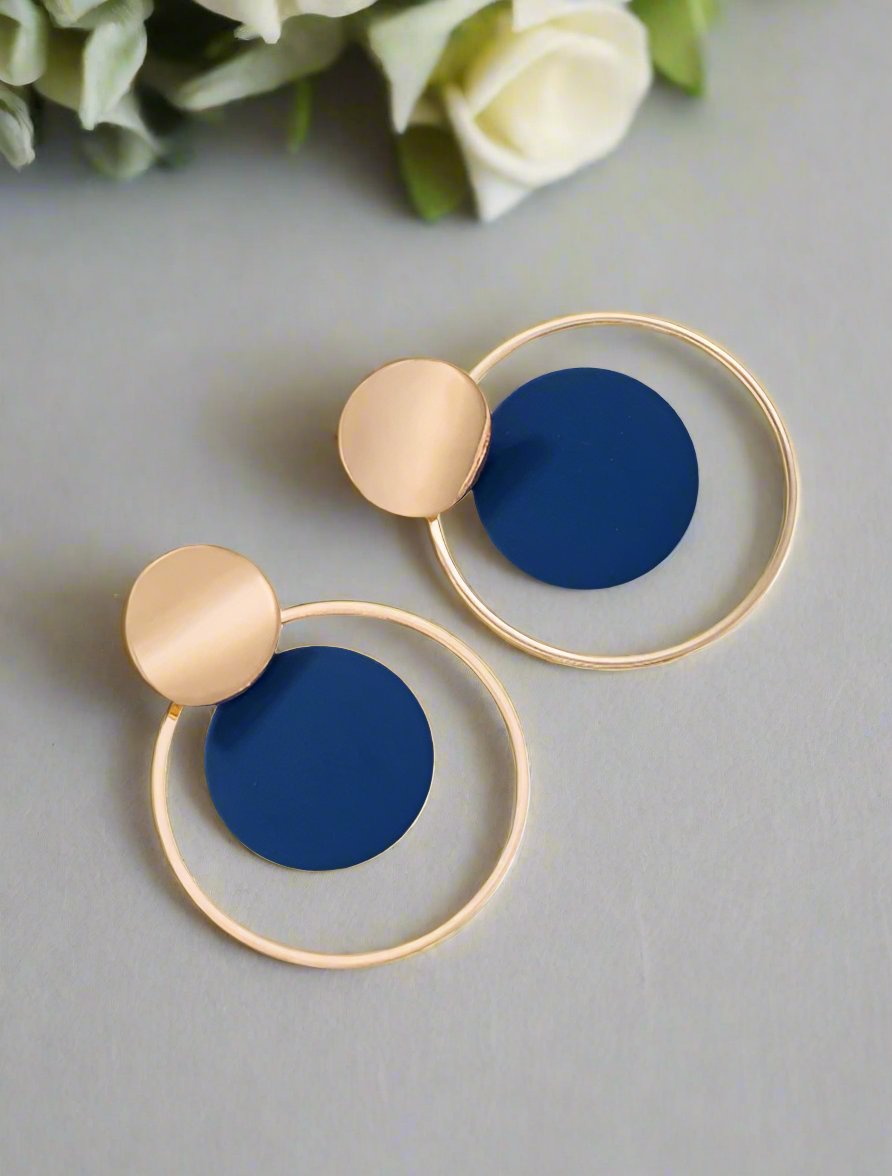 Round Pendant Earrings